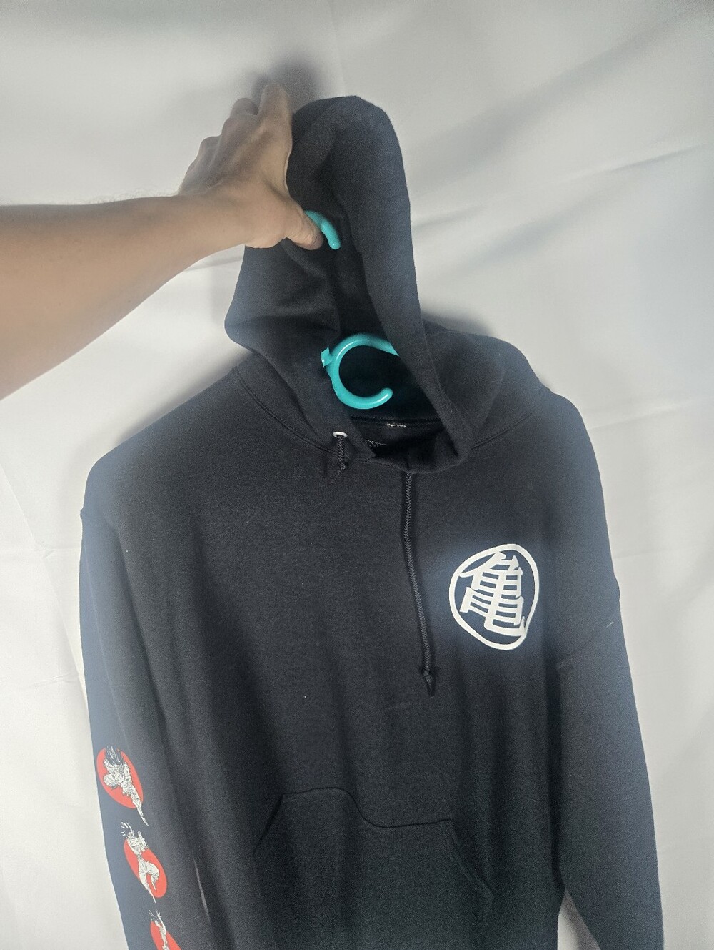 Dragon Ball Z Son Goku Graphic Hoodie Pullover Black Size Medium - Picture 5 of 7